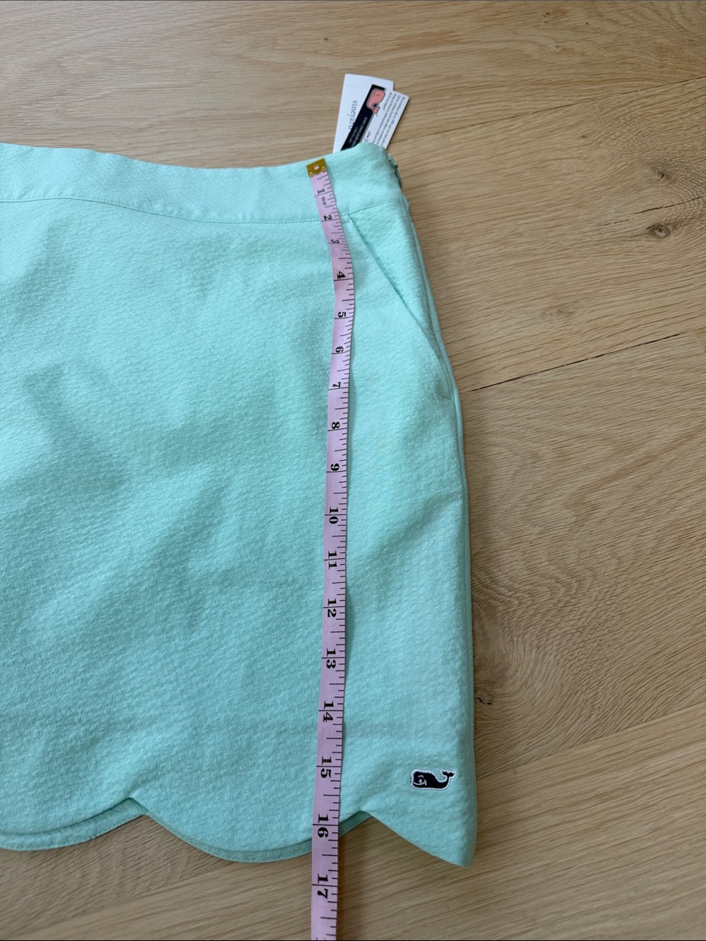 NWT Vineyard Vines Mint Scalloped Hem Skort - Picture 9 of 10